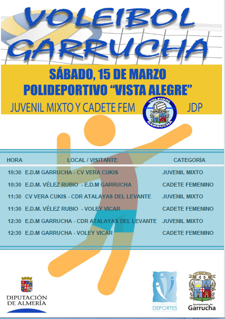 JORNADA VOLEIBOL JUEGOS DEPORTIVOS PROVINCIALES 